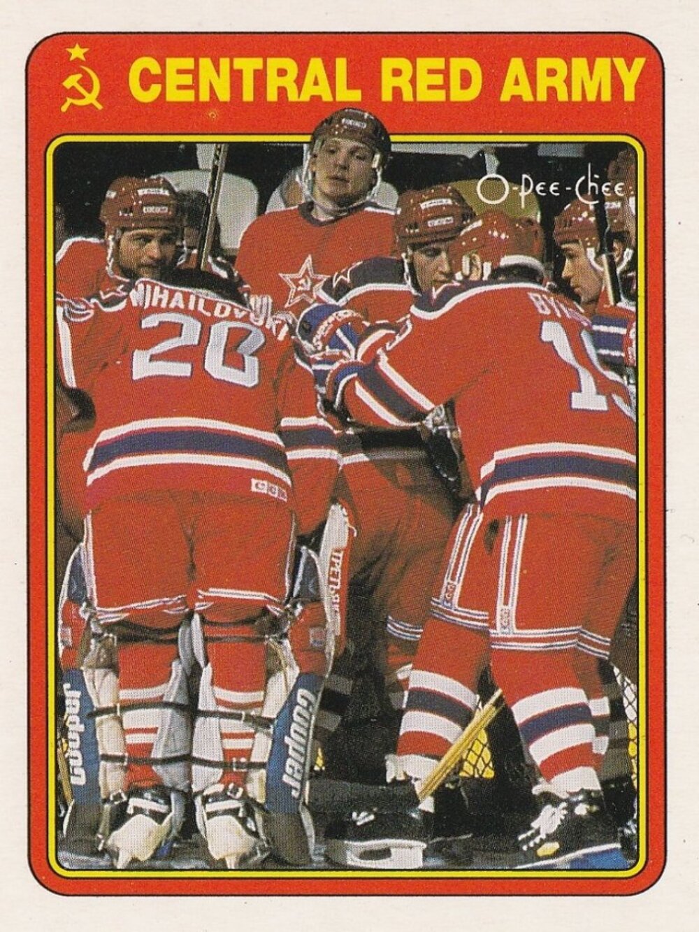 Central Red Army Hockey Card